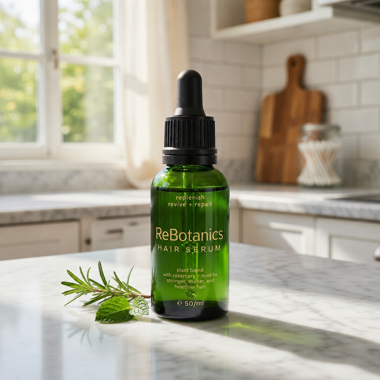 ReBotanics hair serum 50ml bottle